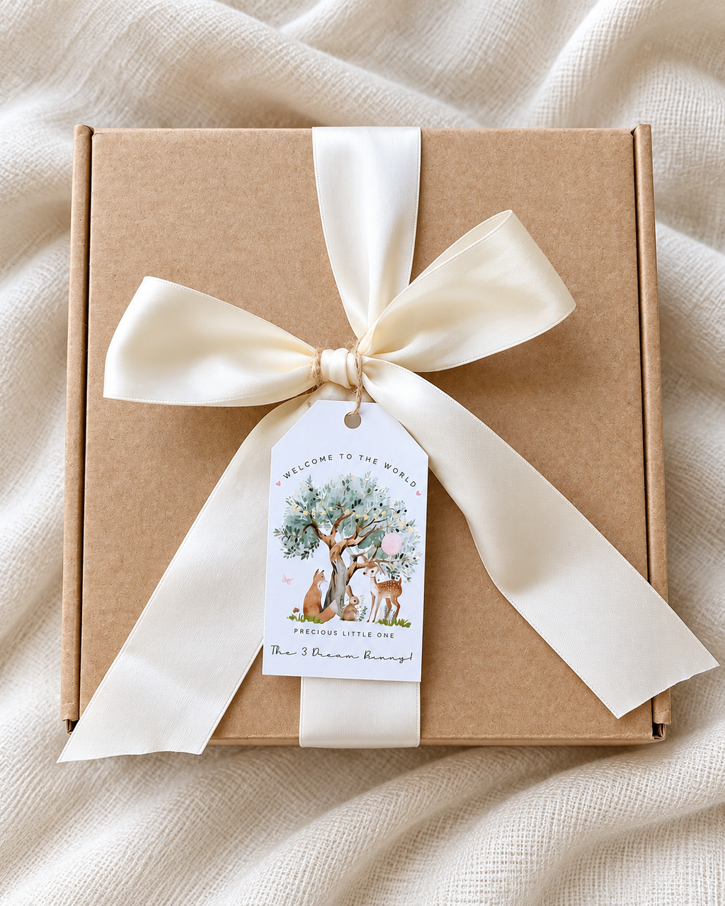 Beige Newborn Baby Gift Box — Baby Shower Gift Set | Little Sunshine