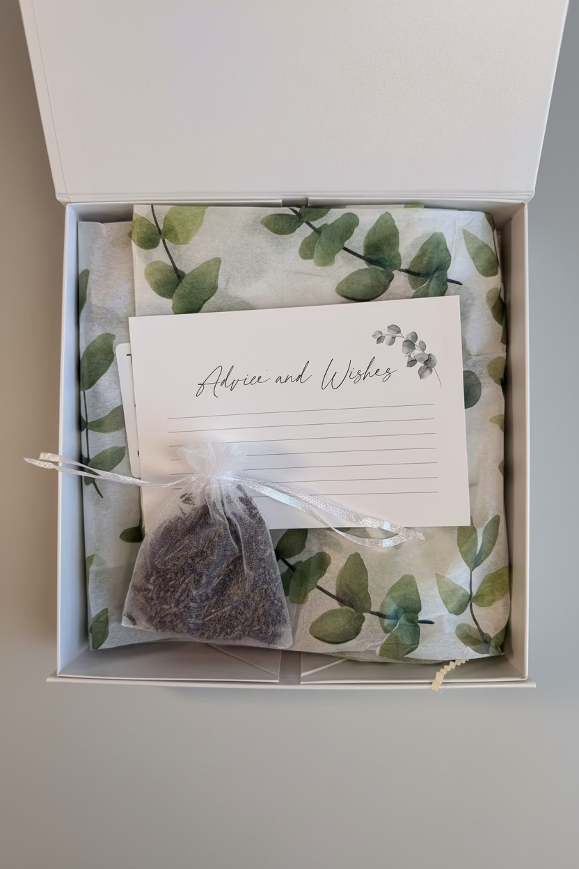 Basic Baby Gift Box  with Luxury Magnetic Keepsake Box - Cloudy Bunny ☁️🐰