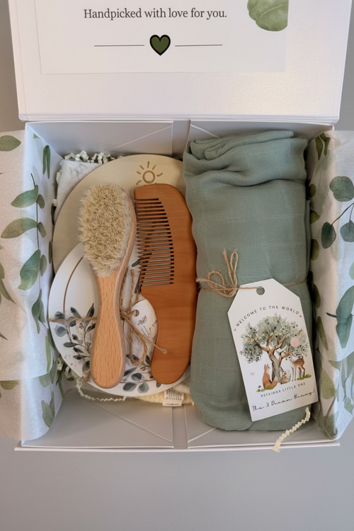 Basic Baby Gift Box  with Luxury Magnetic Keepsake Box - Cloudy Bunny ☁️🐰
